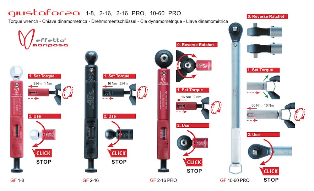 Giustaforza 1-8 - Torque wrench